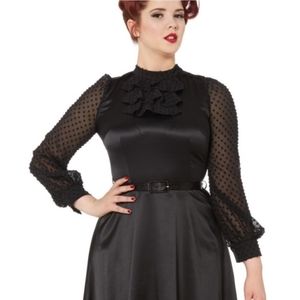 Voodoo Vixen Audrey Satin Dress